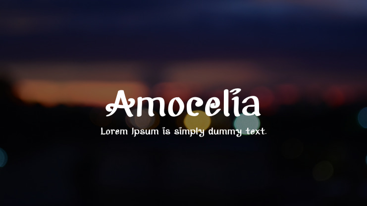 Amocelia Font