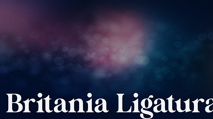 Britania Ligatura Font