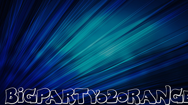 BigPartyO2Orange Font