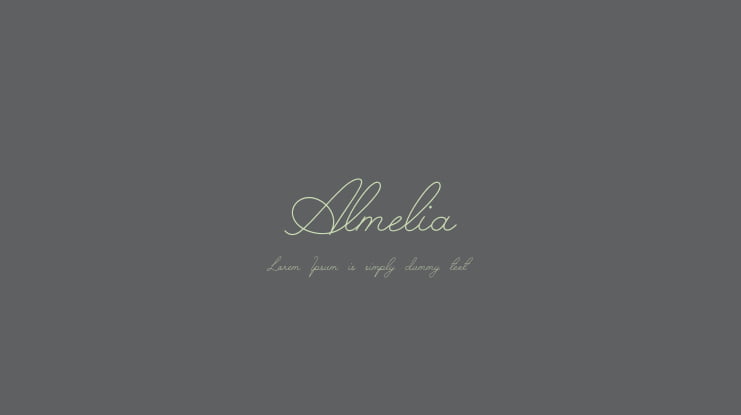 Almelia Font