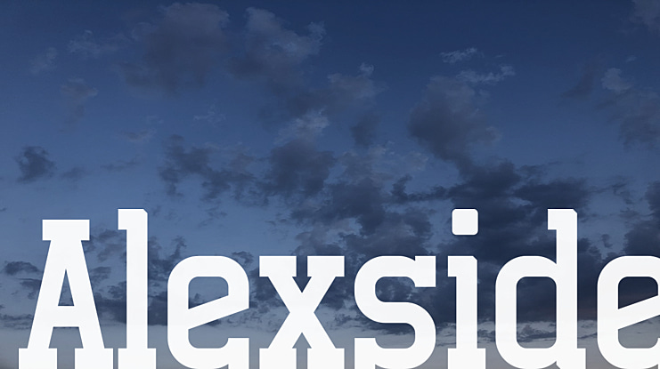Alexside Font