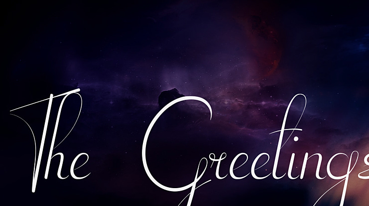 The Greetings Font
