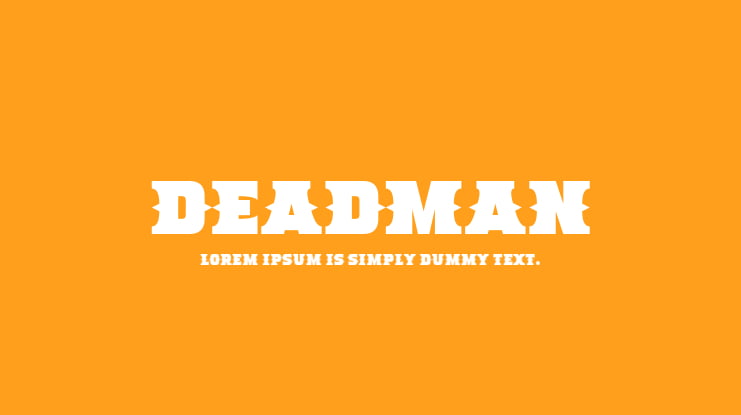 Deadman Font Family