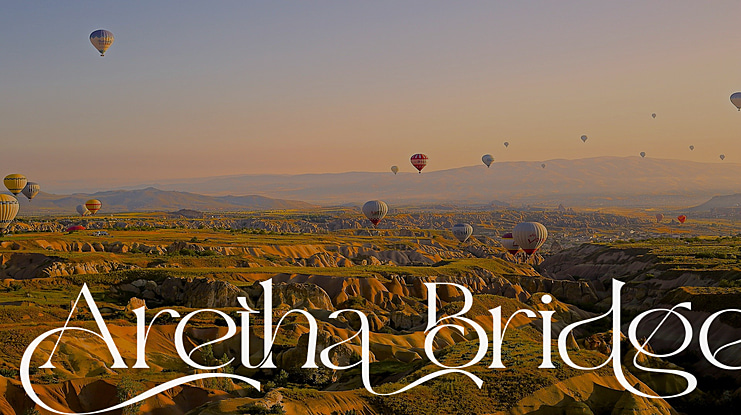 Aretha Bridge Font