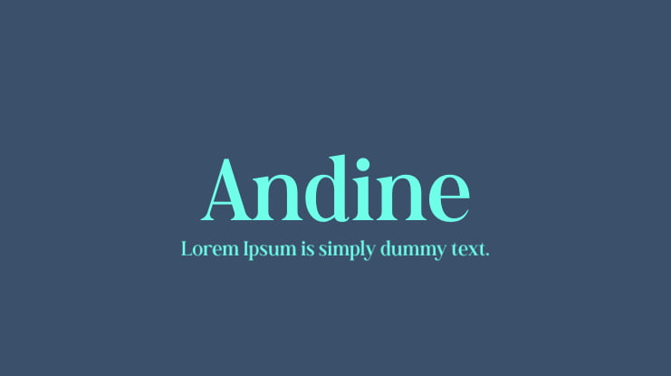 Andine Font