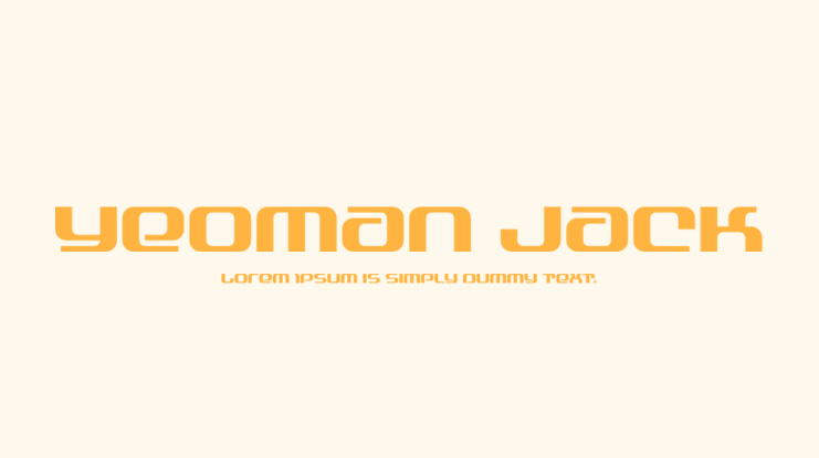 Yeoman Jack Font Family