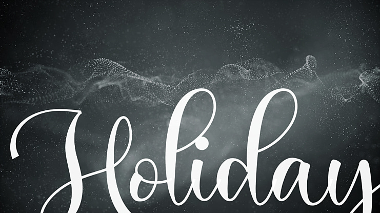 Holiday Font