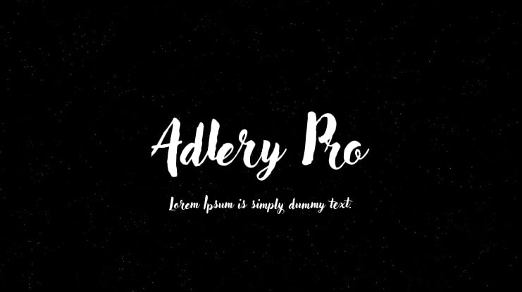 Adlery Pro Font Family
