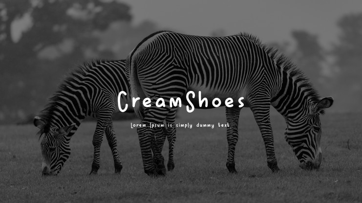 CreamShoes Font