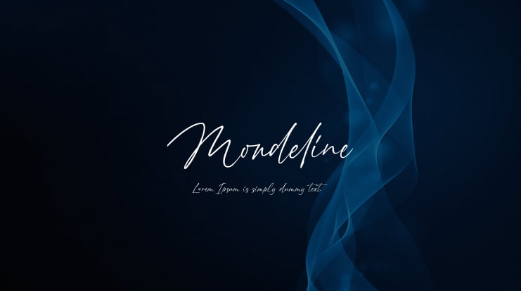 Mondeline Font