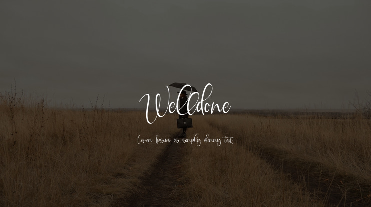 Welldone Font