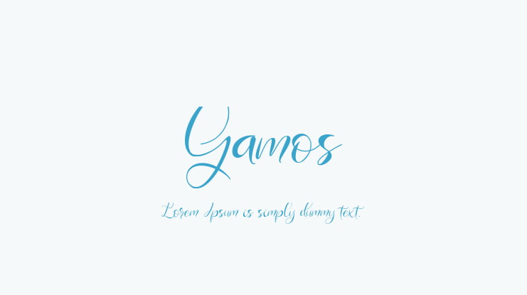 Gamos Font