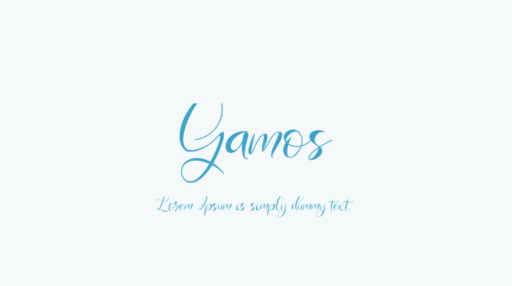 Gamos Font