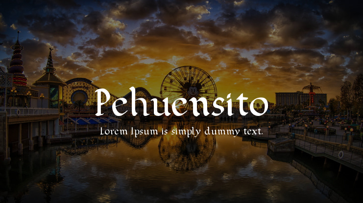 Pehuensito Font