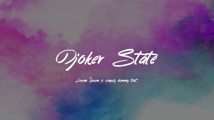 Djoker State Font