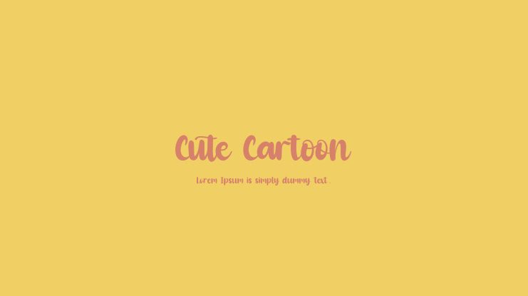 Cute Cartoon Font Family