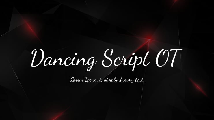 Dancing Script OT Font