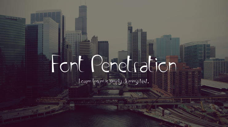 Font Penetration