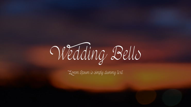 Wedding Bells Font
