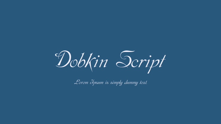 Dobkin Script Font