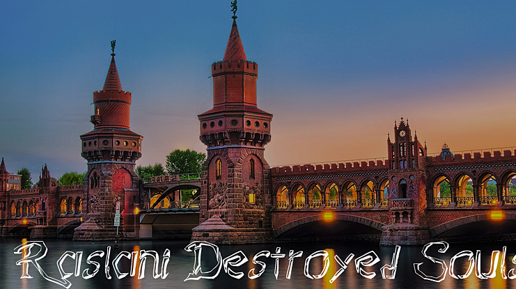Raslani Destroyed Souls Font