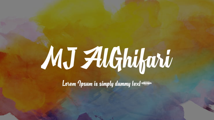 MJ AlGhifari Font