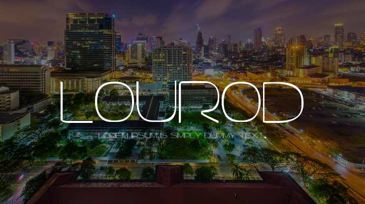 Lourod Font