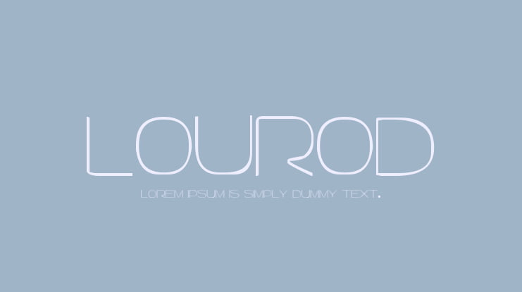Lourod Font