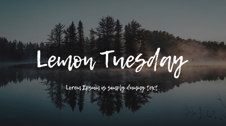 Lemon Tuesday Font