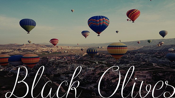Black Olives Font