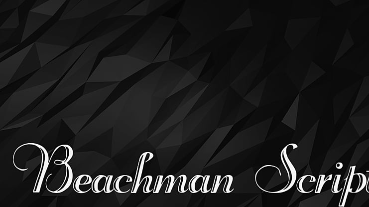 Beachman Script Font