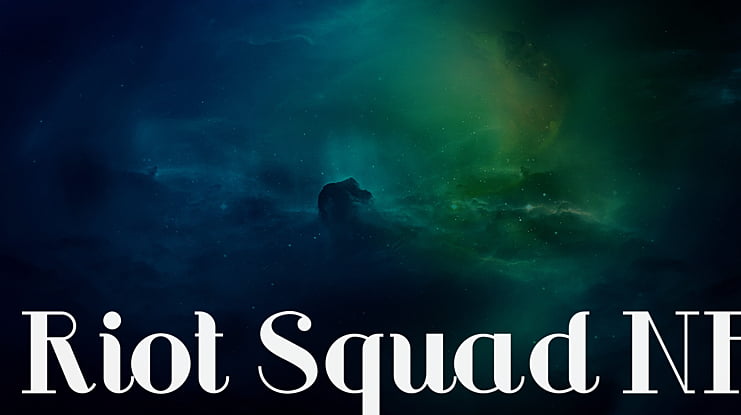 Riot Squad NF Font
