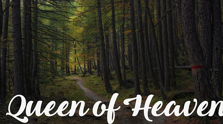 Queen of Heaven Font