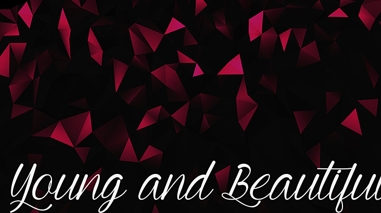 Young and Beautiful Font