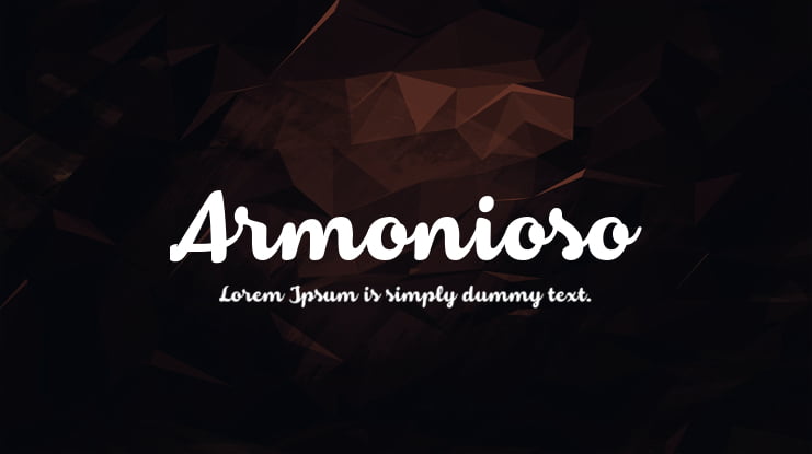 Armonioso Font