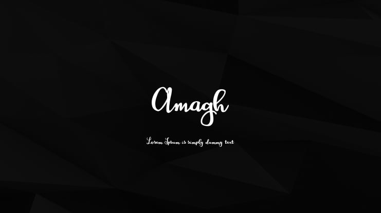 Amagh Font