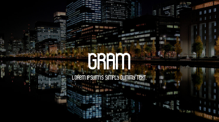 Gram Font