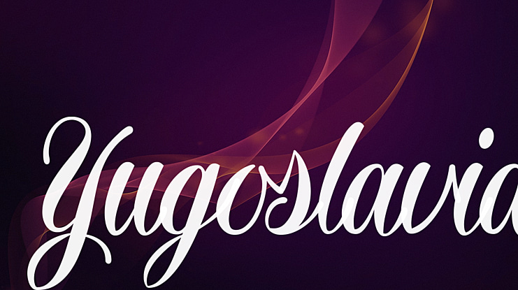 Yugoslavia Font