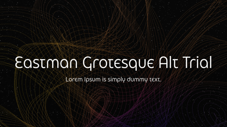 Eastman Grotesque Alt Trial Font Family