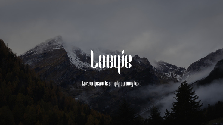 Looqie Font