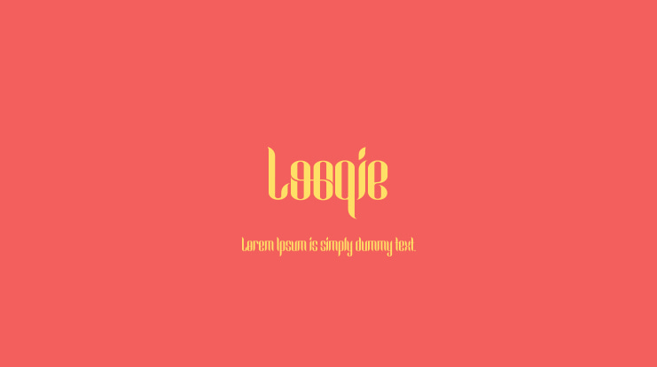 Looqie Font