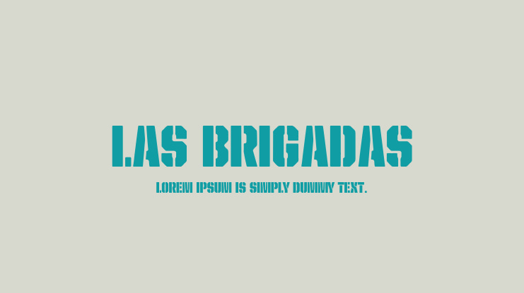 Las Brigadas Font