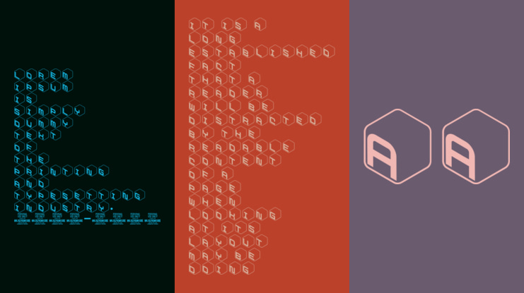 Hemicube Logo PERSONAL USE ONLY Font Family