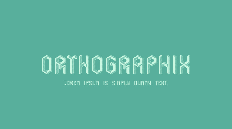 Orthographix Font