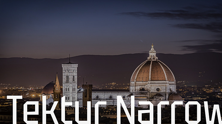 Tektur Narrow Font Family