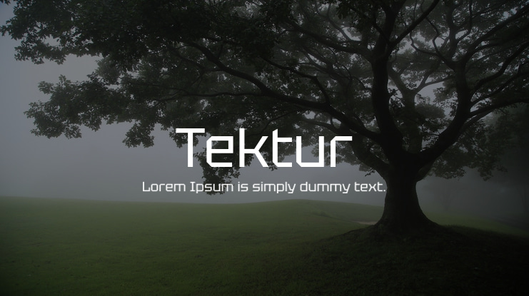 Tektur Font Family