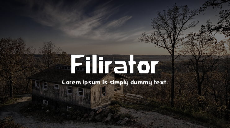 Filirator Font