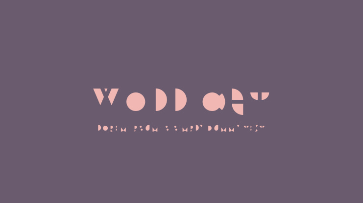 Wollicht Font Family