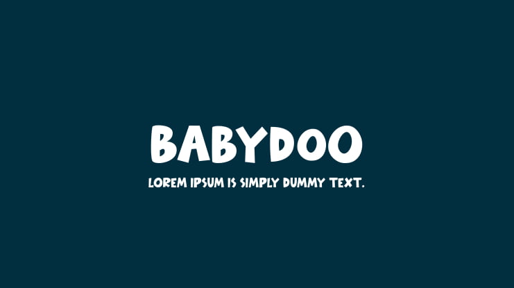 Babydoo Font Family
