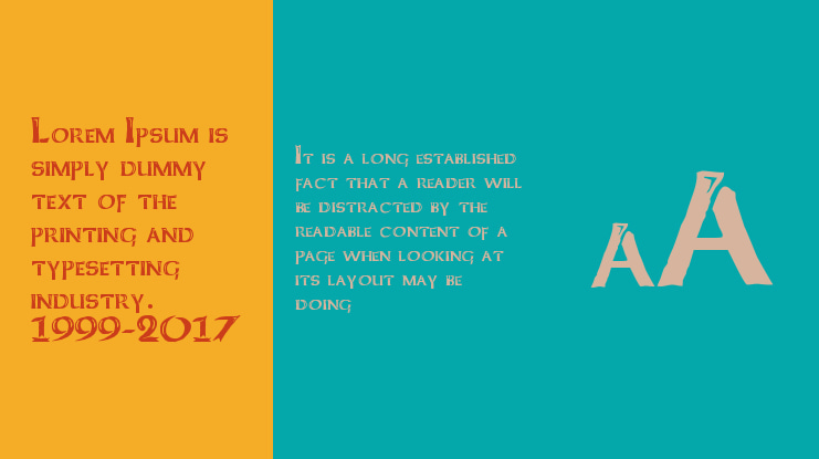 Kelt Caps Freehand Font